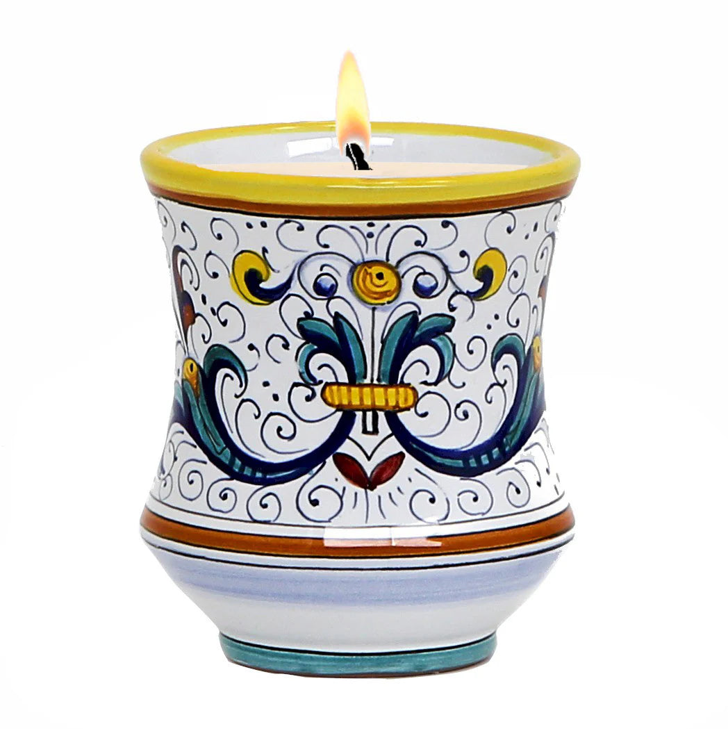 DERUTA CANDLES: Deluxe Precious Concave Candle RICCO DERUTA DELUXE Design