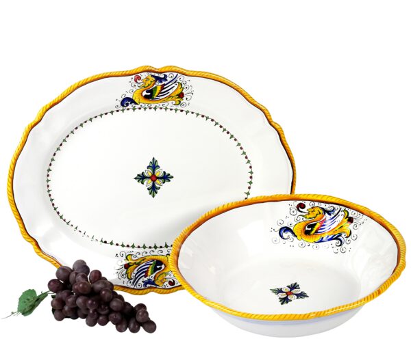 RAFFAELLESCO LITE: Serving Pasta/Salad Large Bowl - Artistica.com
