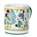 ORVIETO GREEN ROOSTER: Mug (10 Oz.)