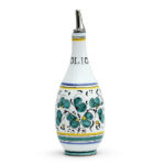 ORVIETO GREEN ROOSTER: Olive Oil Slim Bottle Dispenser