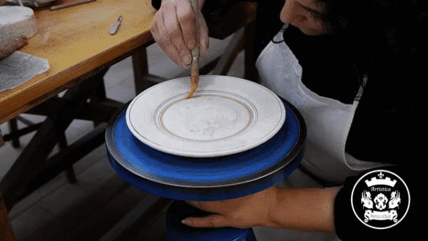 ORVIETO RED ROOSTER: Deruta Pizza Plate - Cake or Cheese Platter. - Artistica.com