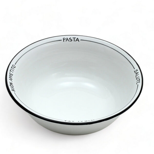 POSATA NERO: Large Pasta Bowl