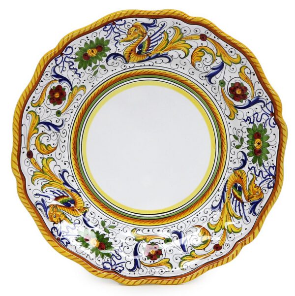 RAFFAELLESCO DELUXE: Dinner Plate - White Center