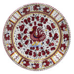 ORVIETO RED ROOSTER: Charger Buffet Platter